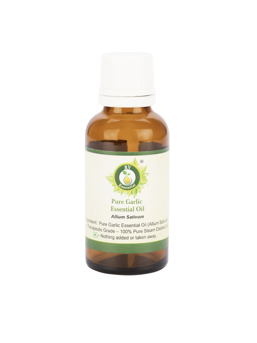 R V Essential Pure Garlic Alcohol Free Essential Oil - 15 ml