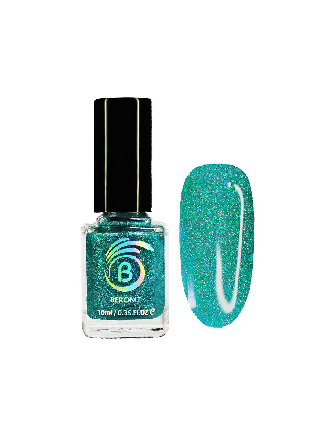BEROMT Blue Holographic Nail Polish - 517 10 ml