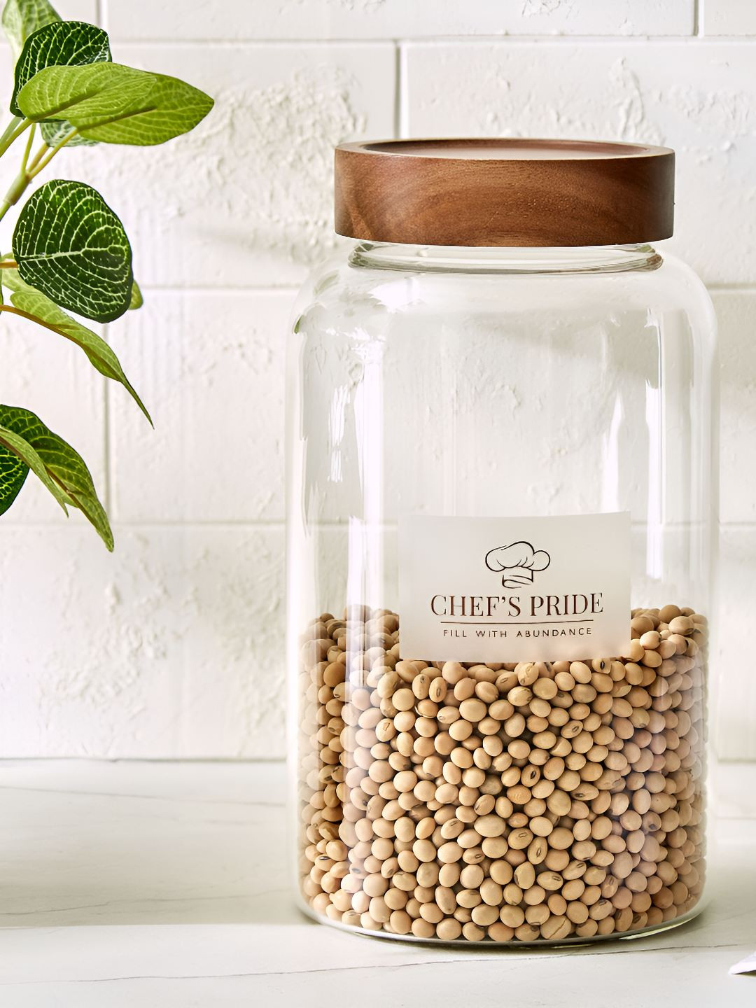 Home Centre Chefs Pride Amaze Transparent Borosilicate Glass Safe Pack Clip-On Jar