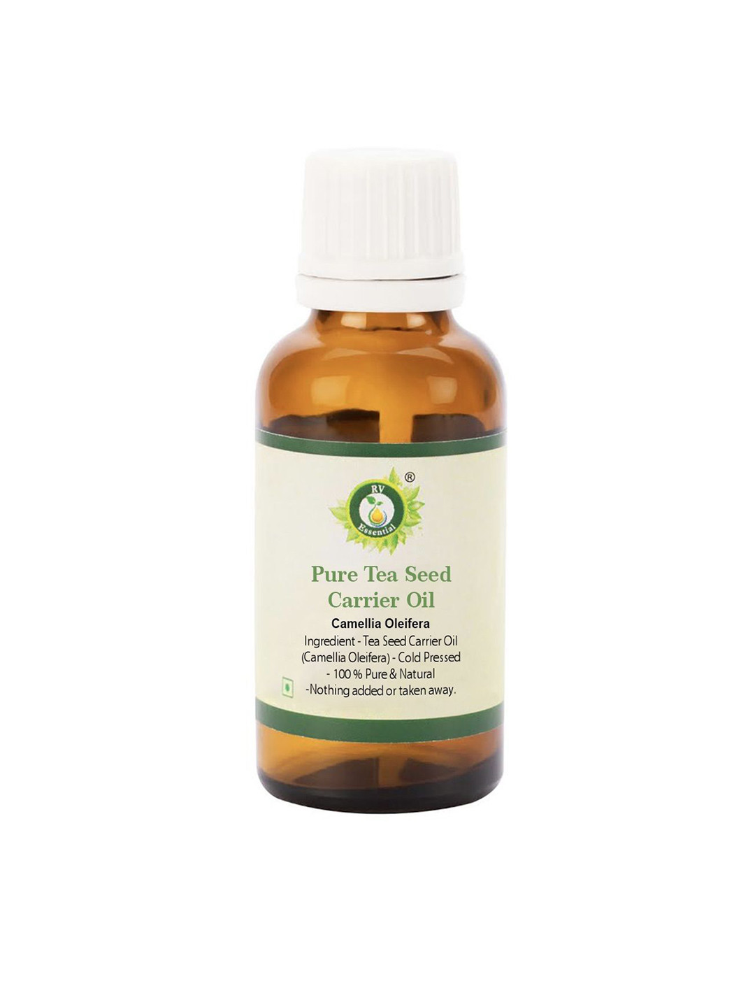 R V Essential Pure Tea Seed Carrier Oil - 30 ml