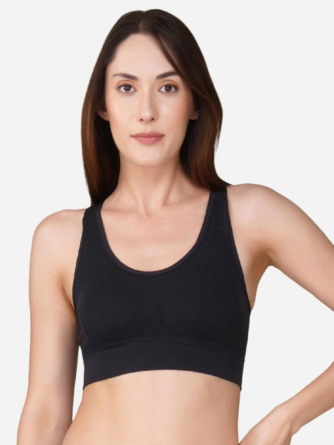 TOMKOT Women Full Coverage Non-Wired Workout Bra