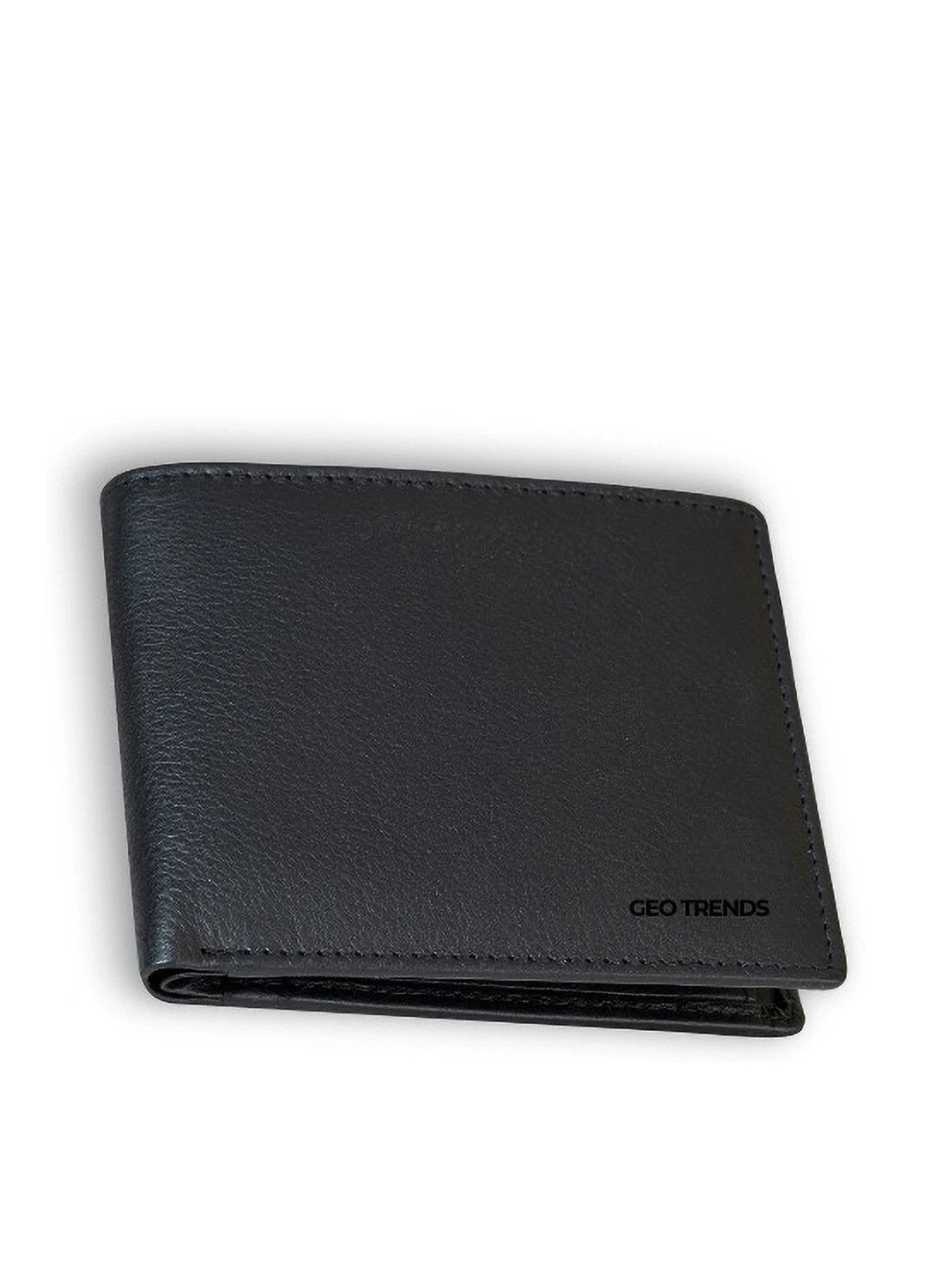 GEO TRENDS Men Solid Leather Two Fold Wallet