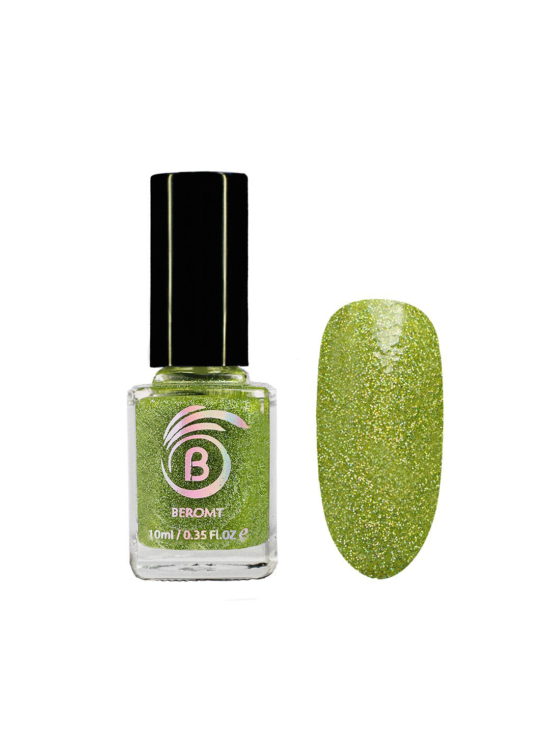 BEROMT Holographic Nail Polish  - 10 ml  - Kiwi Smoothie 523