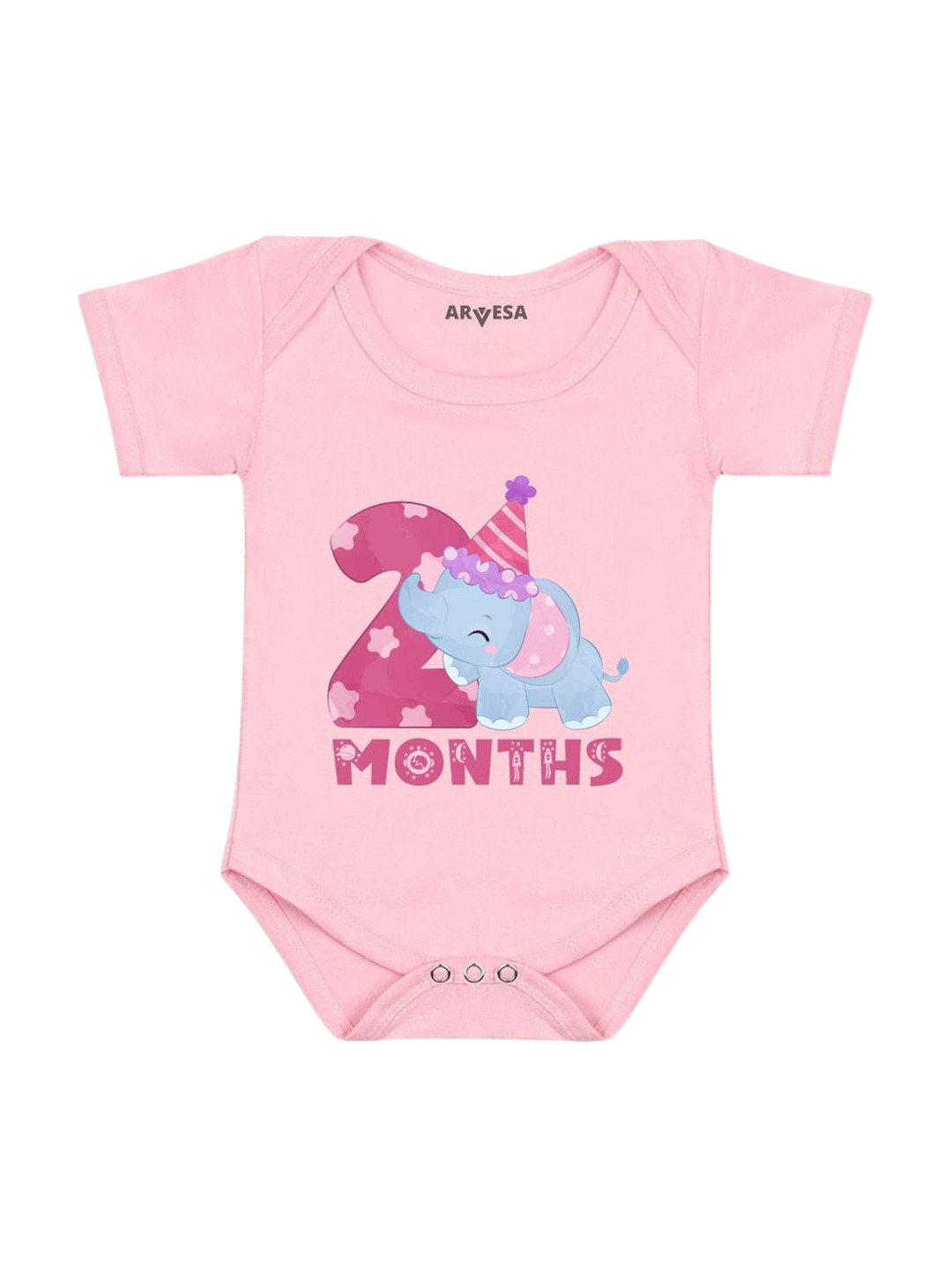 Arvesa 2 Month Baby Printed Bodysuit