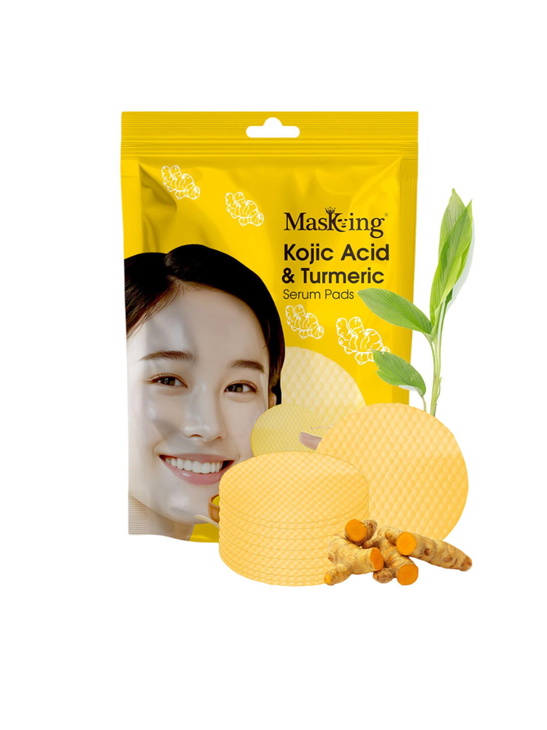 MasKing Kojic Acid & Turmeric Serum Pads - 30 N