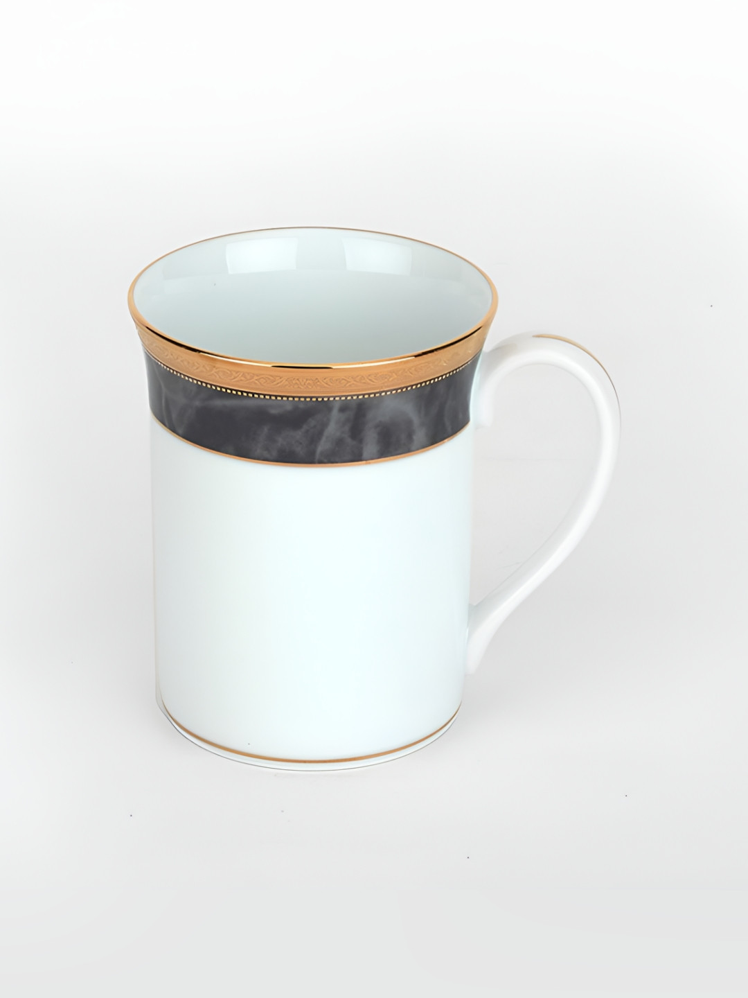 Noritake She Love Coffee & He Love Tea White Porcelain Microwave Safe Mug-280ml