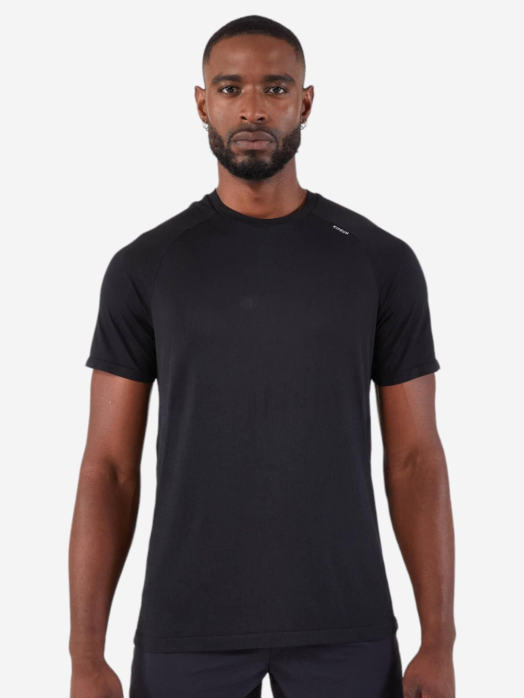 Decathlon KIPRUN - Solid Round Neck Short Sleeves Polyester Regular Fit Running Tshirt