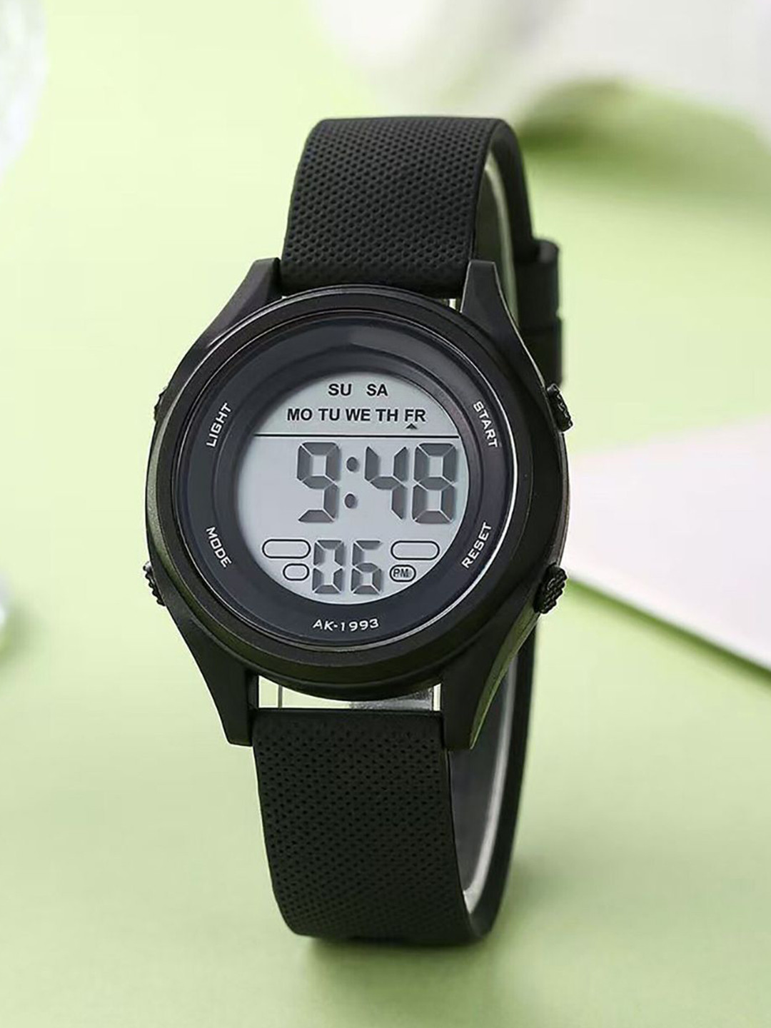 ON TIME OCTUS Boy Dial & Bracelet Style Straps Digital Watch DIGITAL-027 BLACK