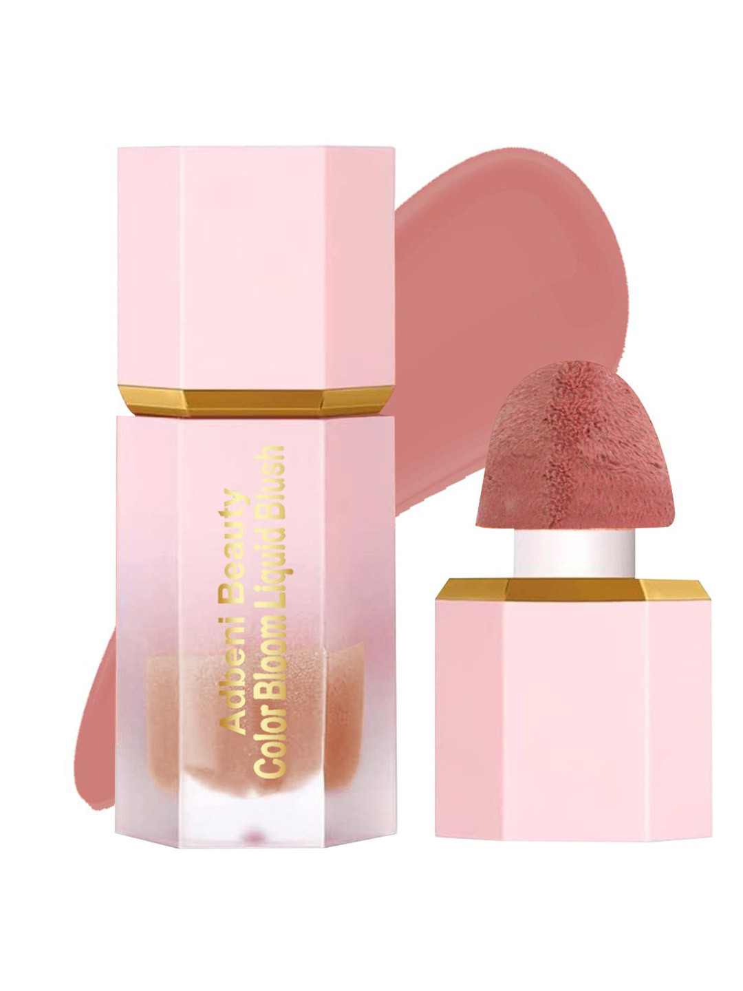 Adbeni Waterproof Color Bloom Liquid Blush With Vitamin E - 4 ml - Gulf Nude - 04