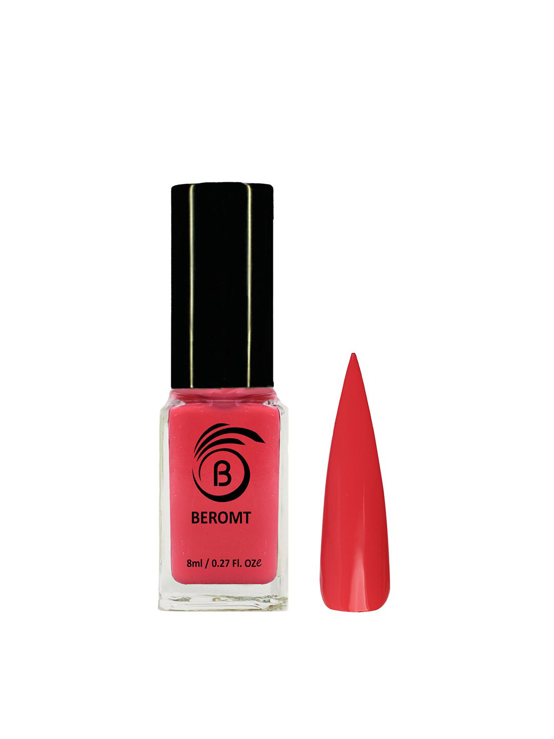 BEROMT Solid Twist Gel Finish High Gloss Fast Dry Nail Polish 8 ml - Shocking Pink 7019