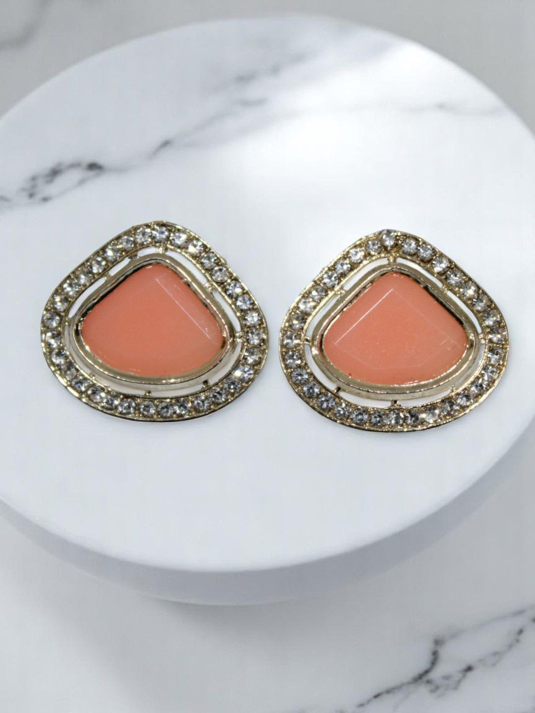 Jolly Faces Stone Studded Contemporary Studs