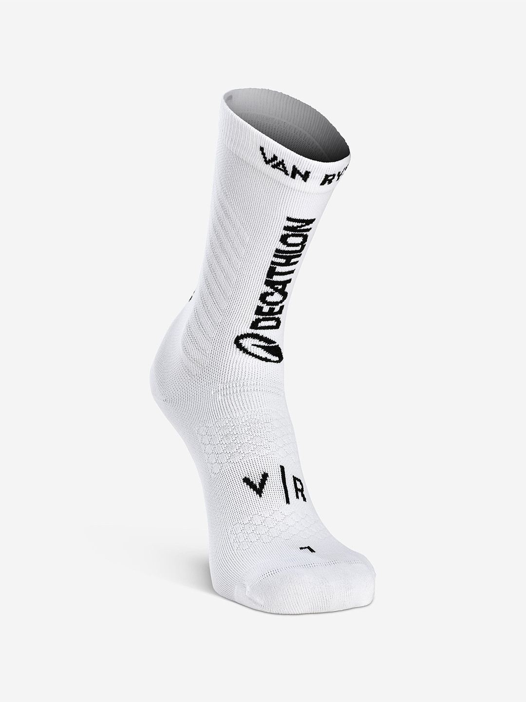 Decathlon Van Rysel Men Patterned Road Cycling Calf Length Socks