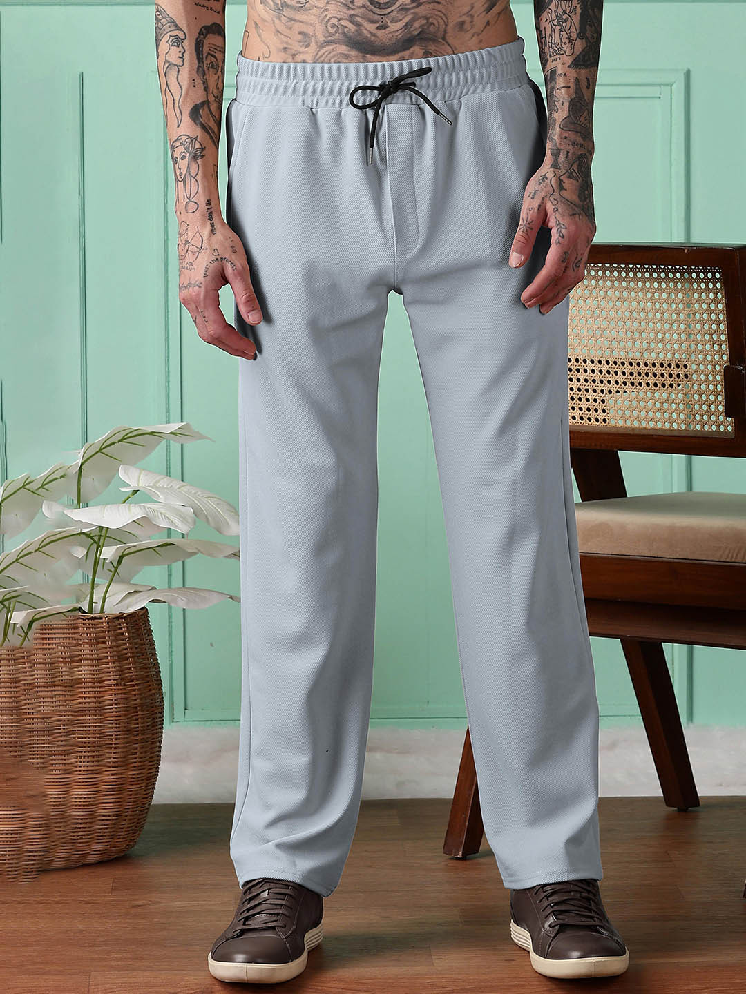 SWADESI STUFF Men Cotton Mid Rise Joggers