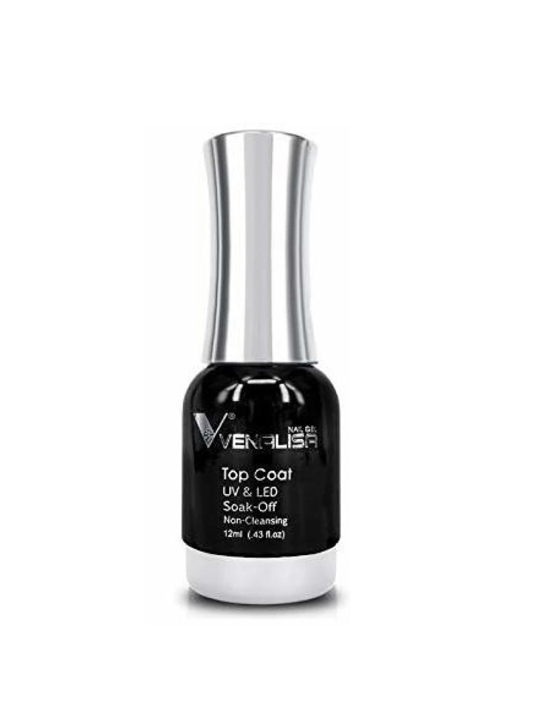 VENALISA Top Coat UV & LED Soak Off Gel Polish 12 ml - Transparent