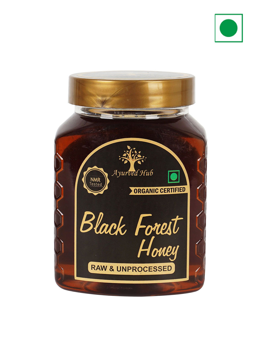 Ayurved Hub Raw Organic Black Forest Honey 500g