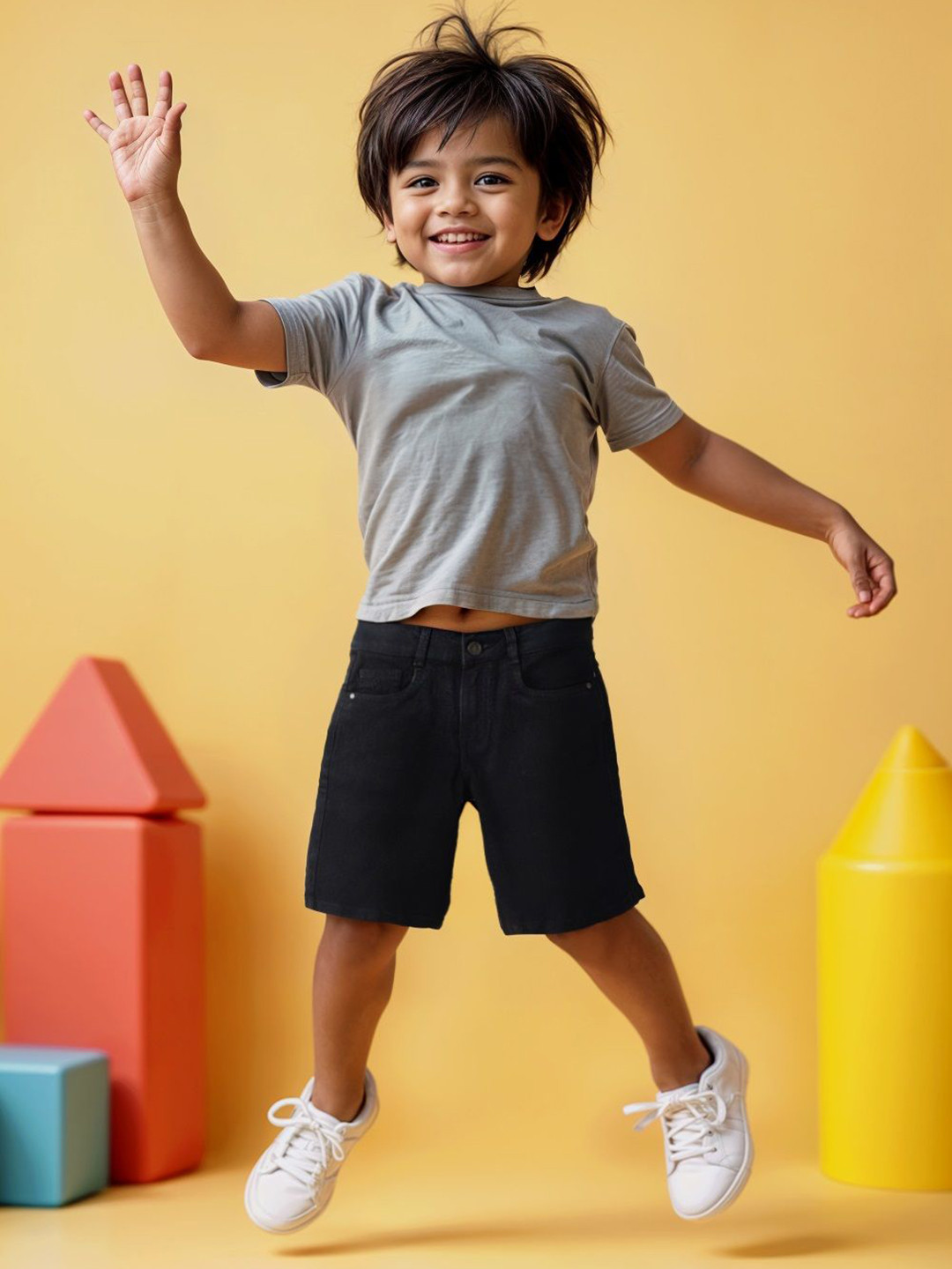 TALES & STORIES Boy Mid-Rise Loose Fit Shorts