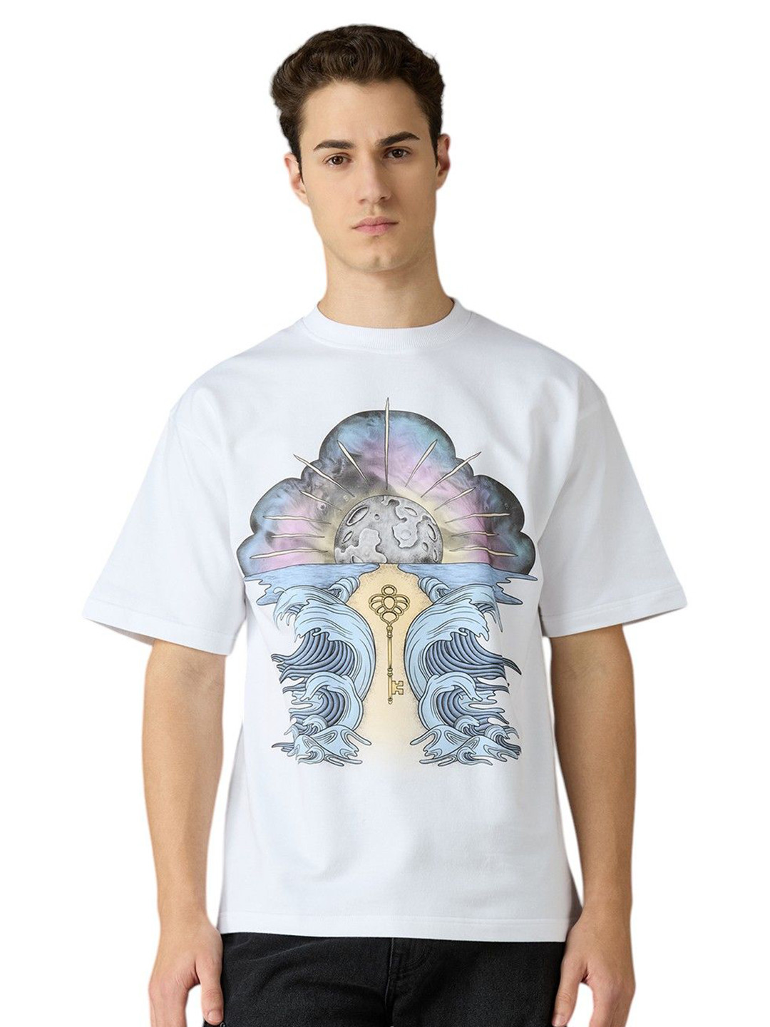GIG STORE Men Graphic Printed T-shirt