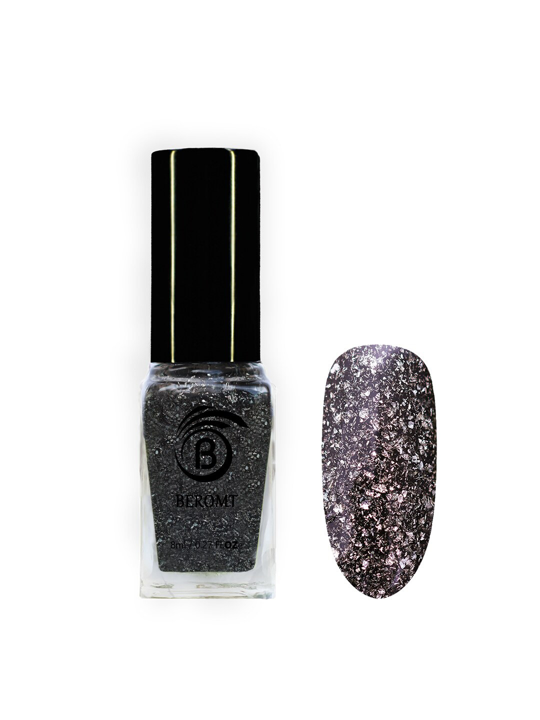 BEROMT Crushed Metallic Foil Nail Polish - Shade 03