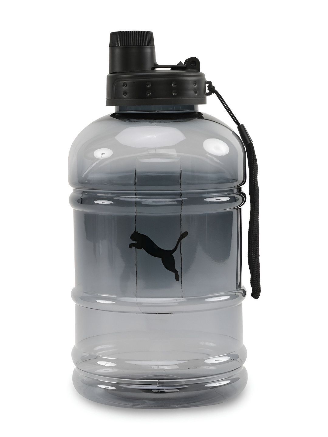 Puma Black Brand Logo Plastic Integrated Spout Water Bottle - 1.7L