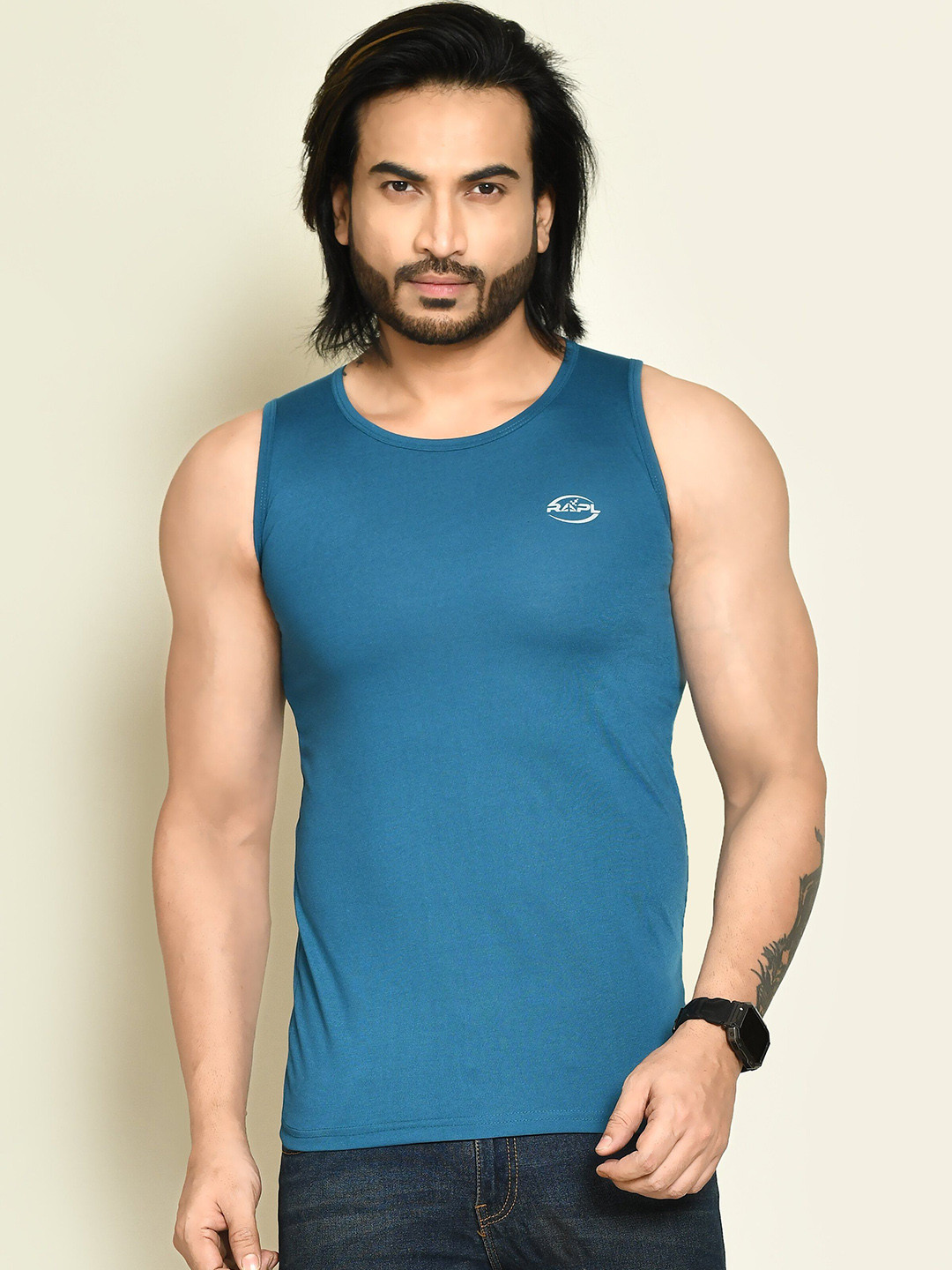 RAPL Gym Vests M_Sd_PS_Sando_O.Blue_S