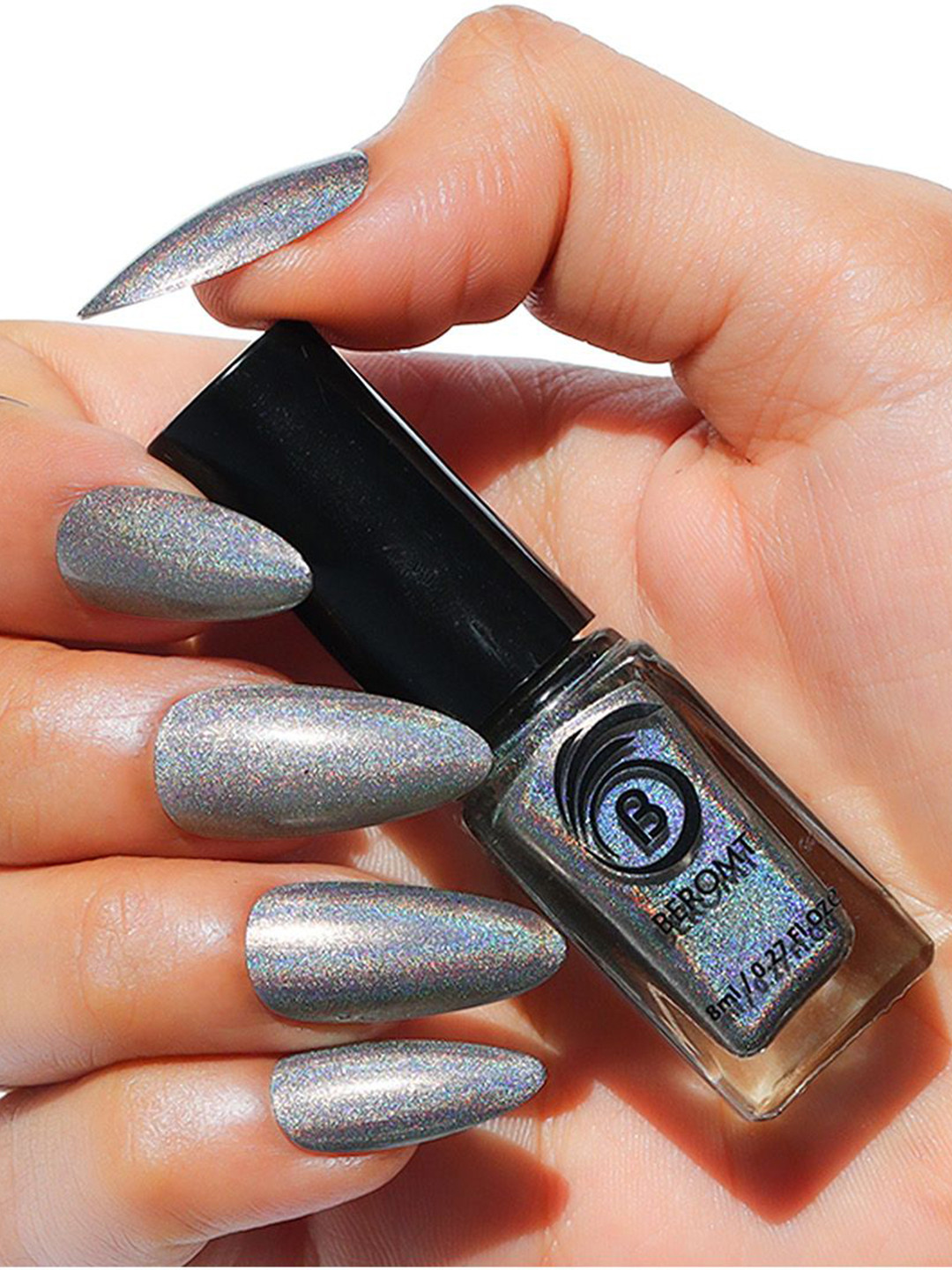 BEROMT Linear Holographic Quick Dry Nail Polish - 8 ml - BNP506