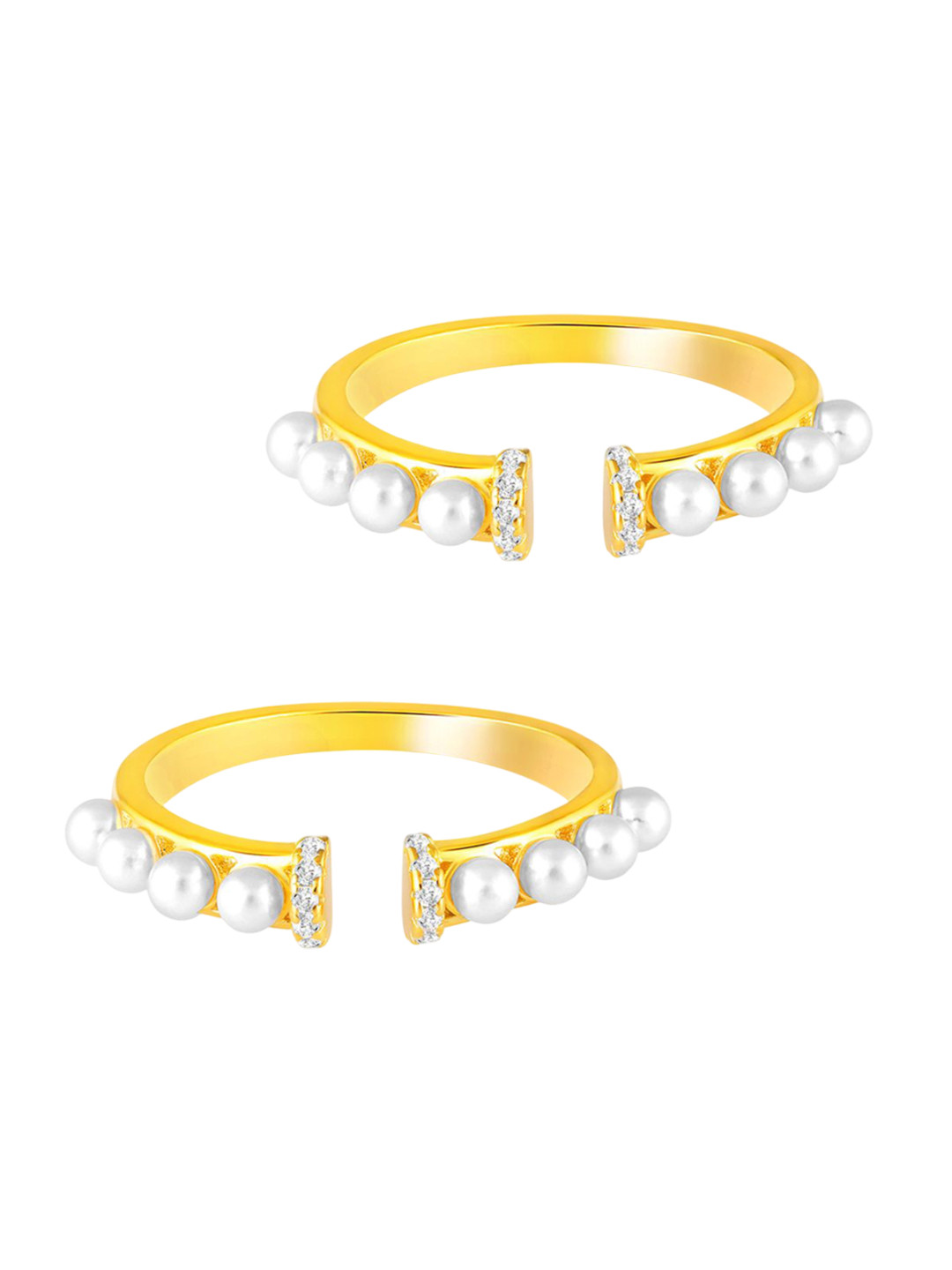 Peora Gold-Plated Toe Rings