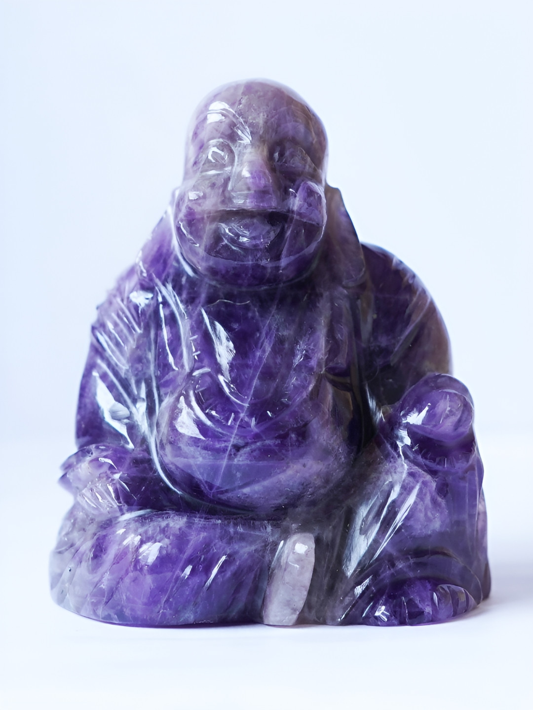 Zhupuk Purple Crystal Glossy Study Room Medium Showpiece - 1.5 Inches