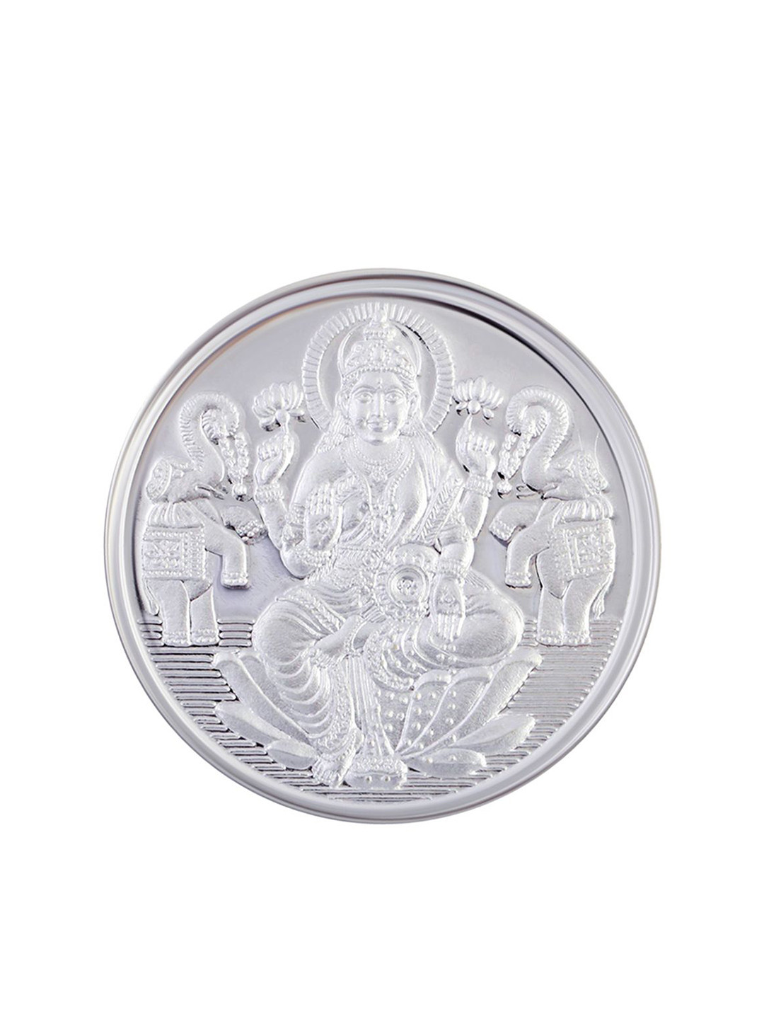 C KRISHNIAH CHETTY JEWELLERS PVT LTD 999 Pure Silver Lakshmi Coin-25 g