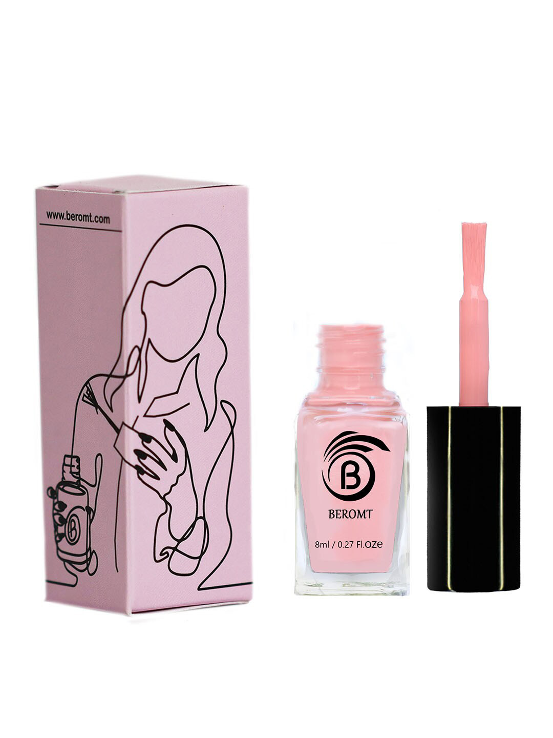 BEROMT Solid Twist Gel Finish High Gloss Fast Dry Nail Polish 8 ml - Angle Smile 7003