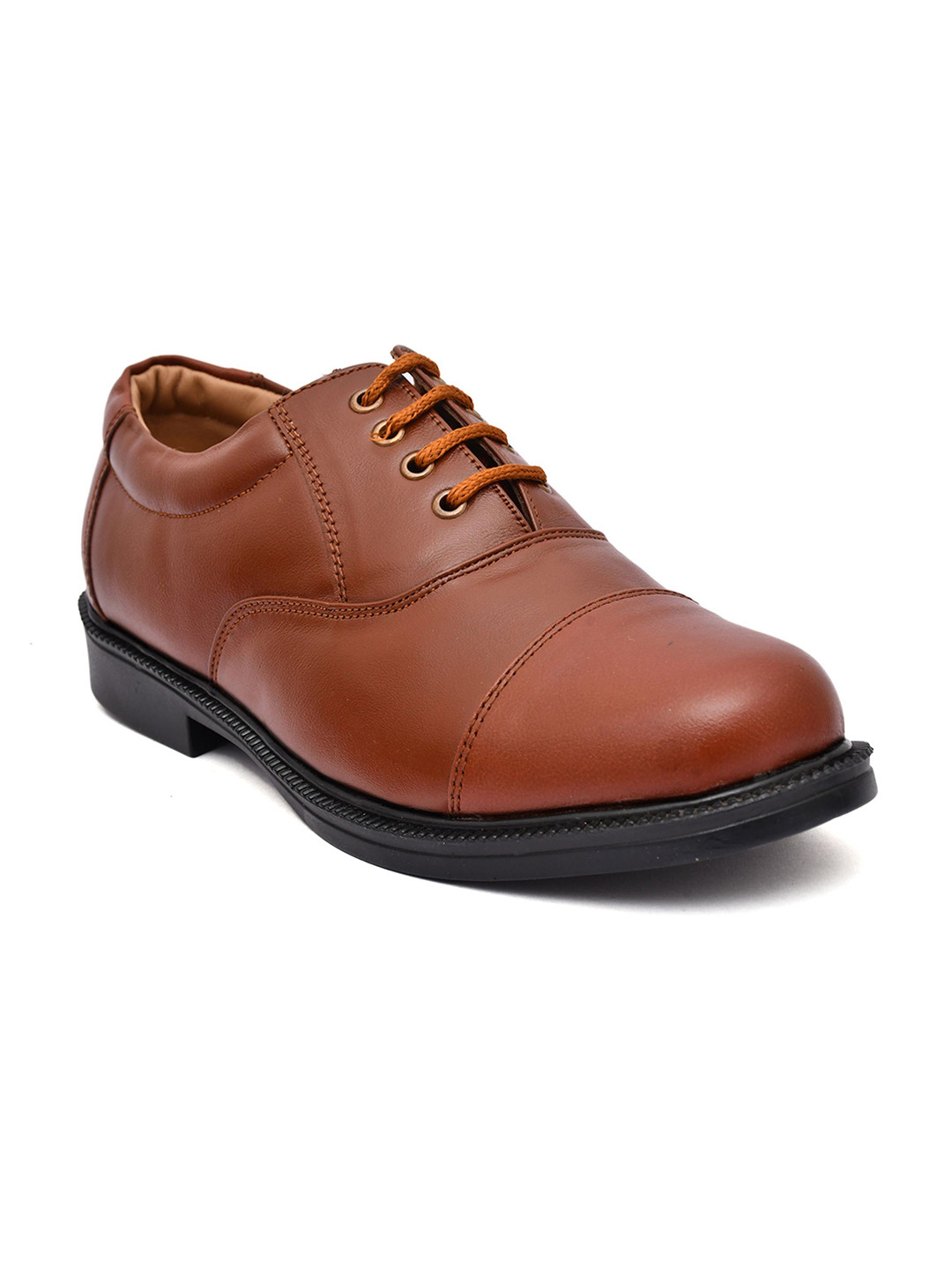 PILLAA Men Leather Oxford Antibacterial Lace Up Derbys Casual Shoes