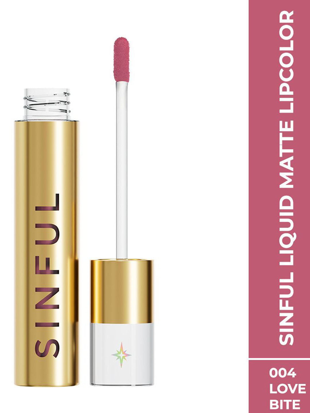 Colorbar Sinful Matte Non Transfer Liquid Lipstick - 3 g - Love Bite 004