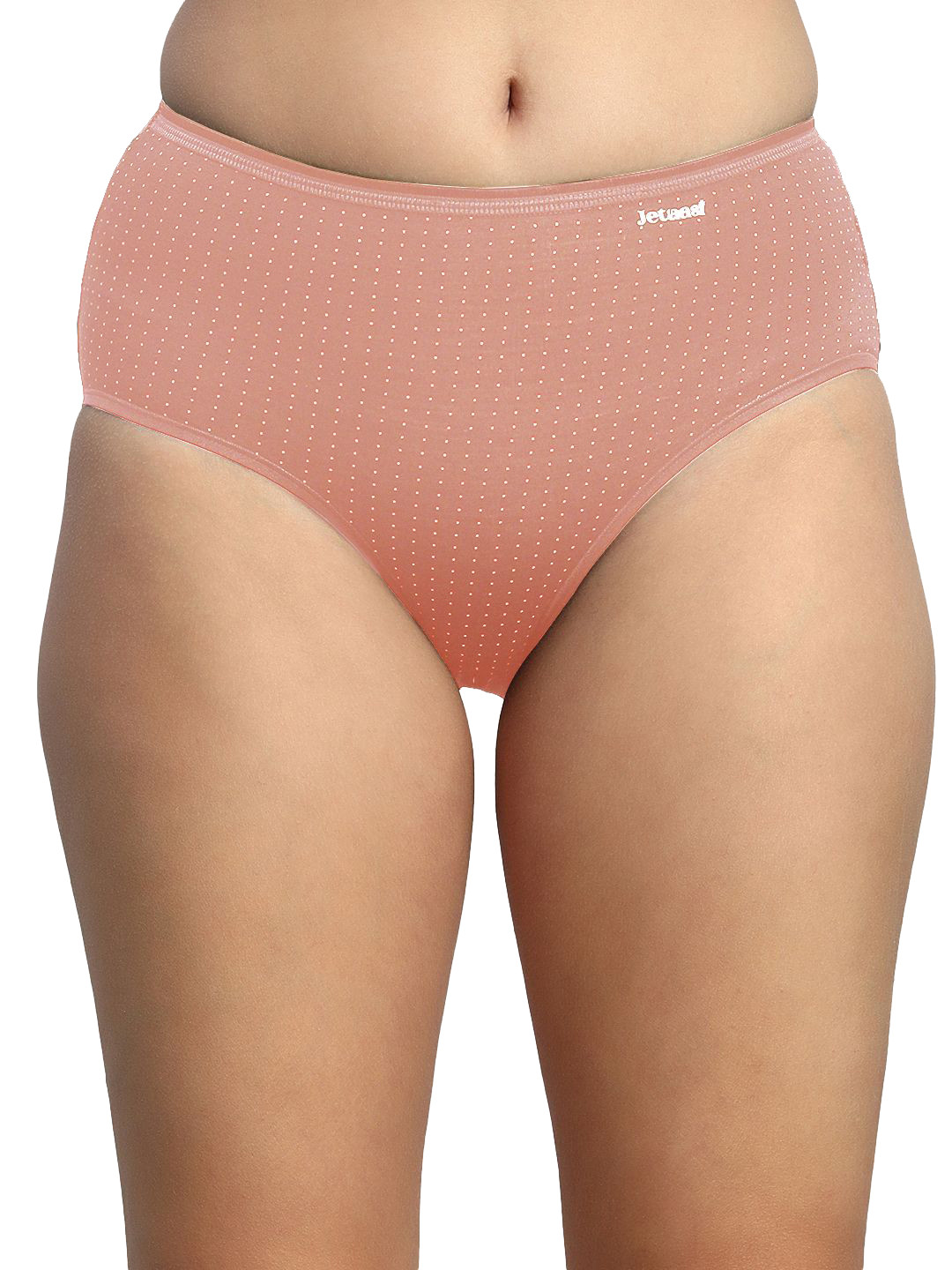 Jetaasi Printed Mid-Rise Seamless Hipster Briefs JESSE-PE-M