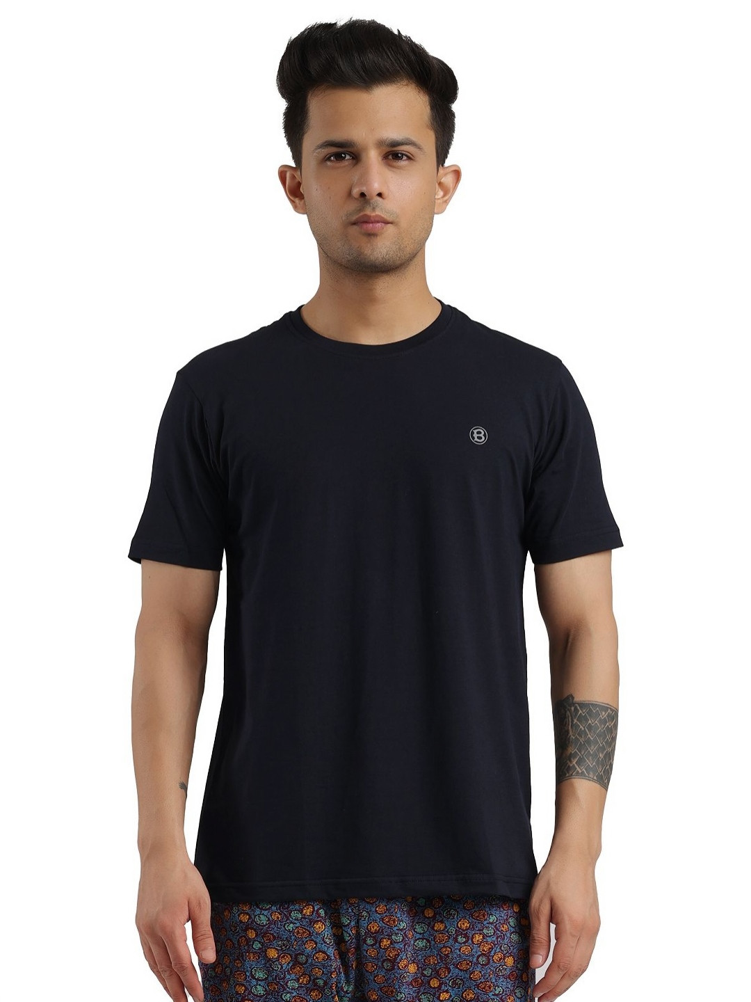 Bumchums Round Neck Cotton T-shirt
