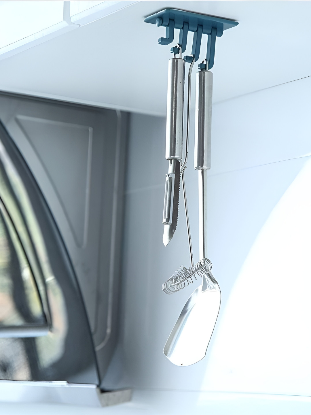 upkaranwale Blue Wall Adhesive Plastic Utility Holder