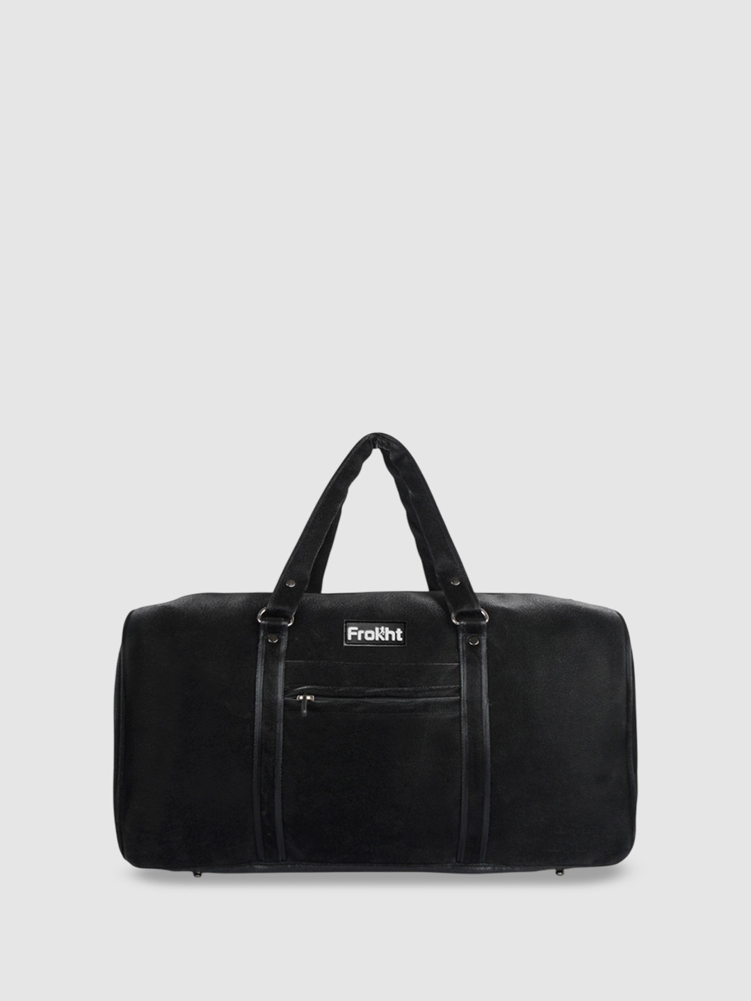 Frokht Large Self Design Travelling Duffle Bag With Detachable Strap