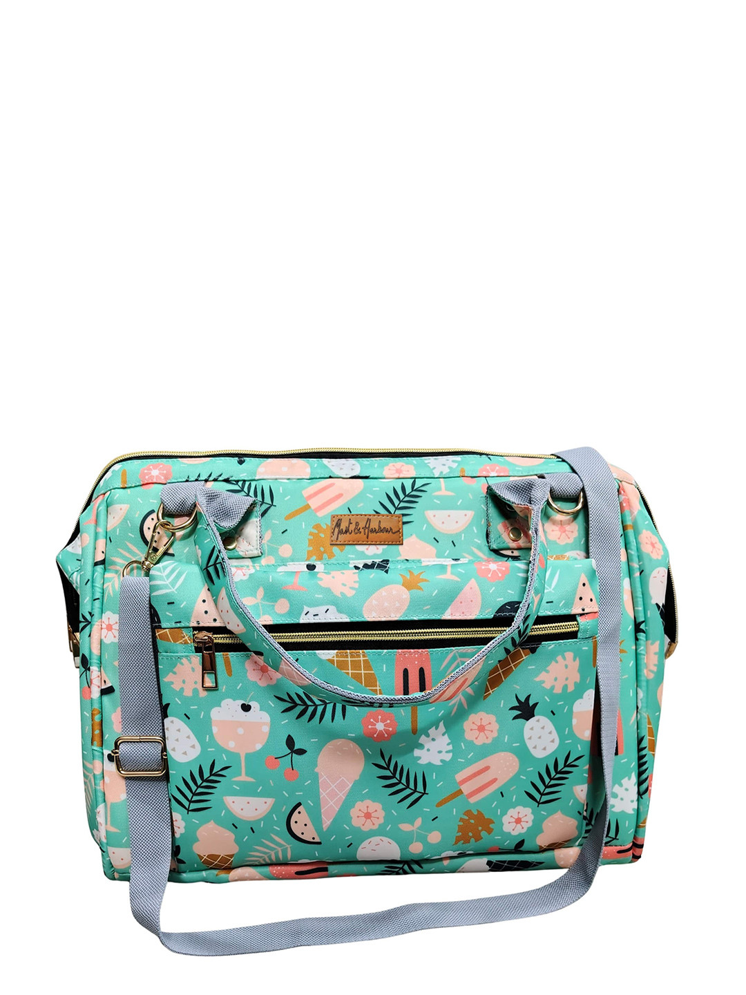 Mast & Harbour Printed 3-in-1 Diaper Handbag