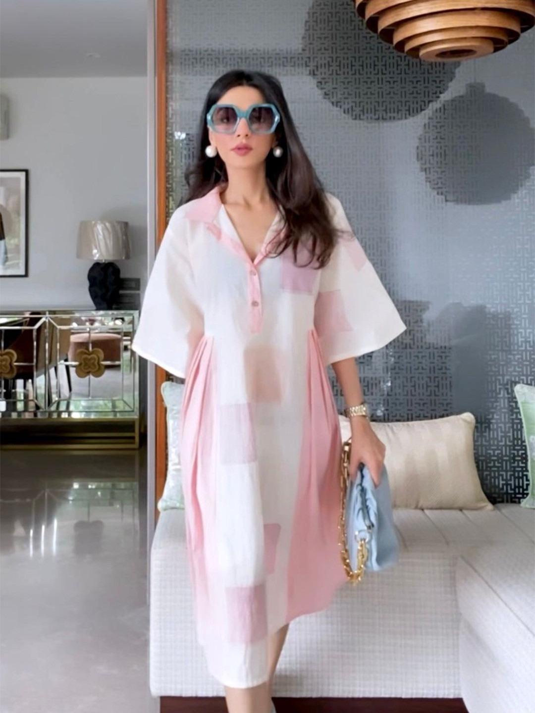 Clove Box  Women Colourblocked Shirt Dress