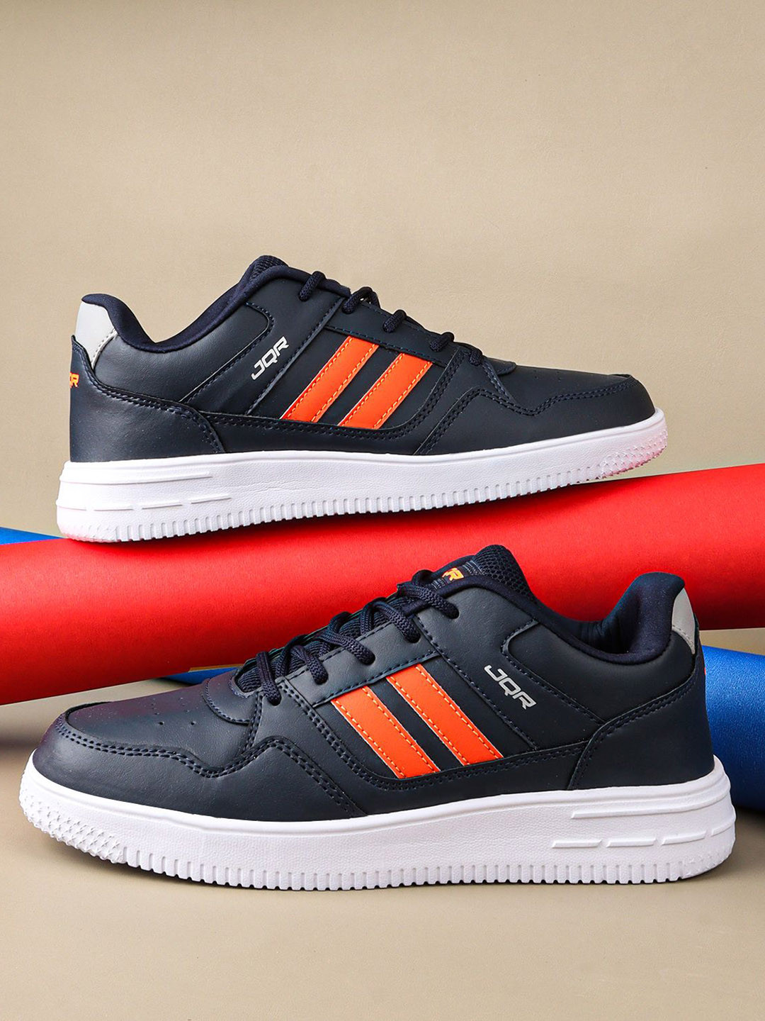 JQR Men CYRUS Lace-Ups Perforations Sneakers