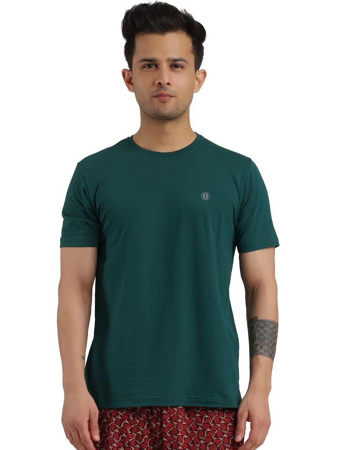 Bumchums Men Cotton Moisture Wicking  T-shirt