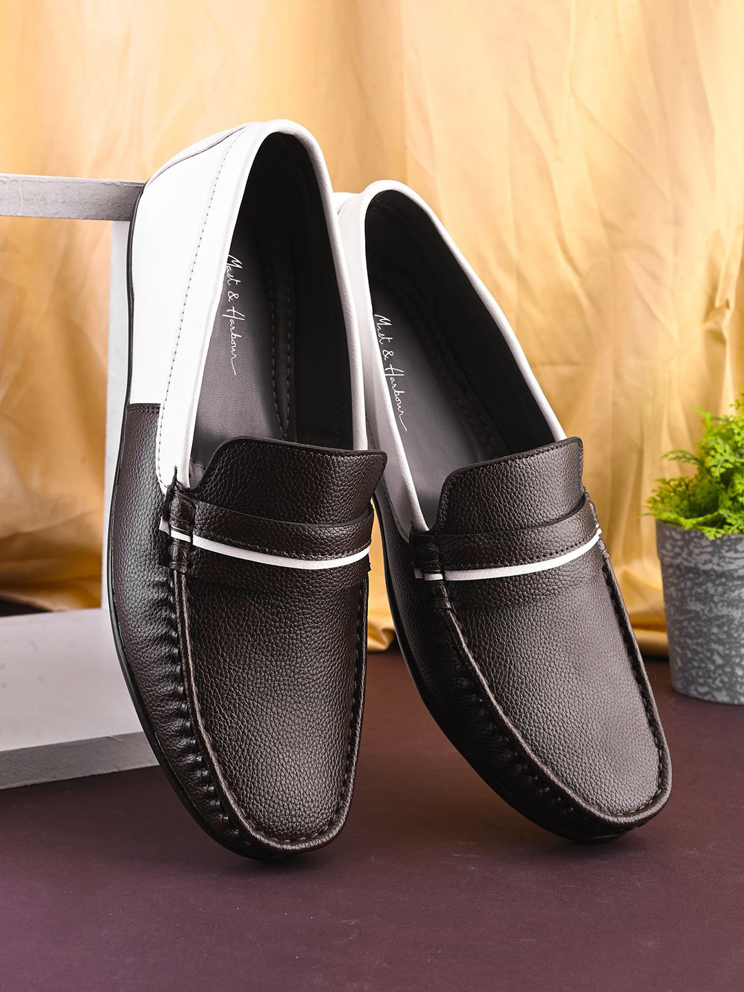 Mast & Harbour Men Slip On Loafer Shoes Loafers