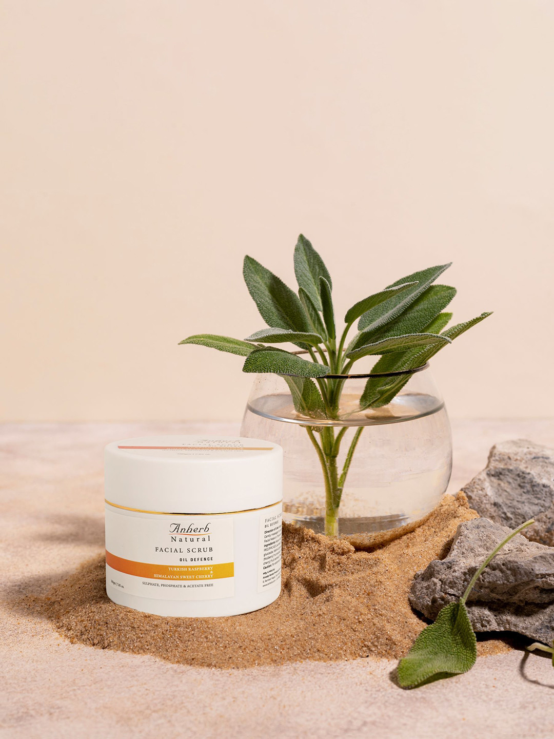 Anherb Natural Oil Defence Scrub For Tan Removal - 200 g
