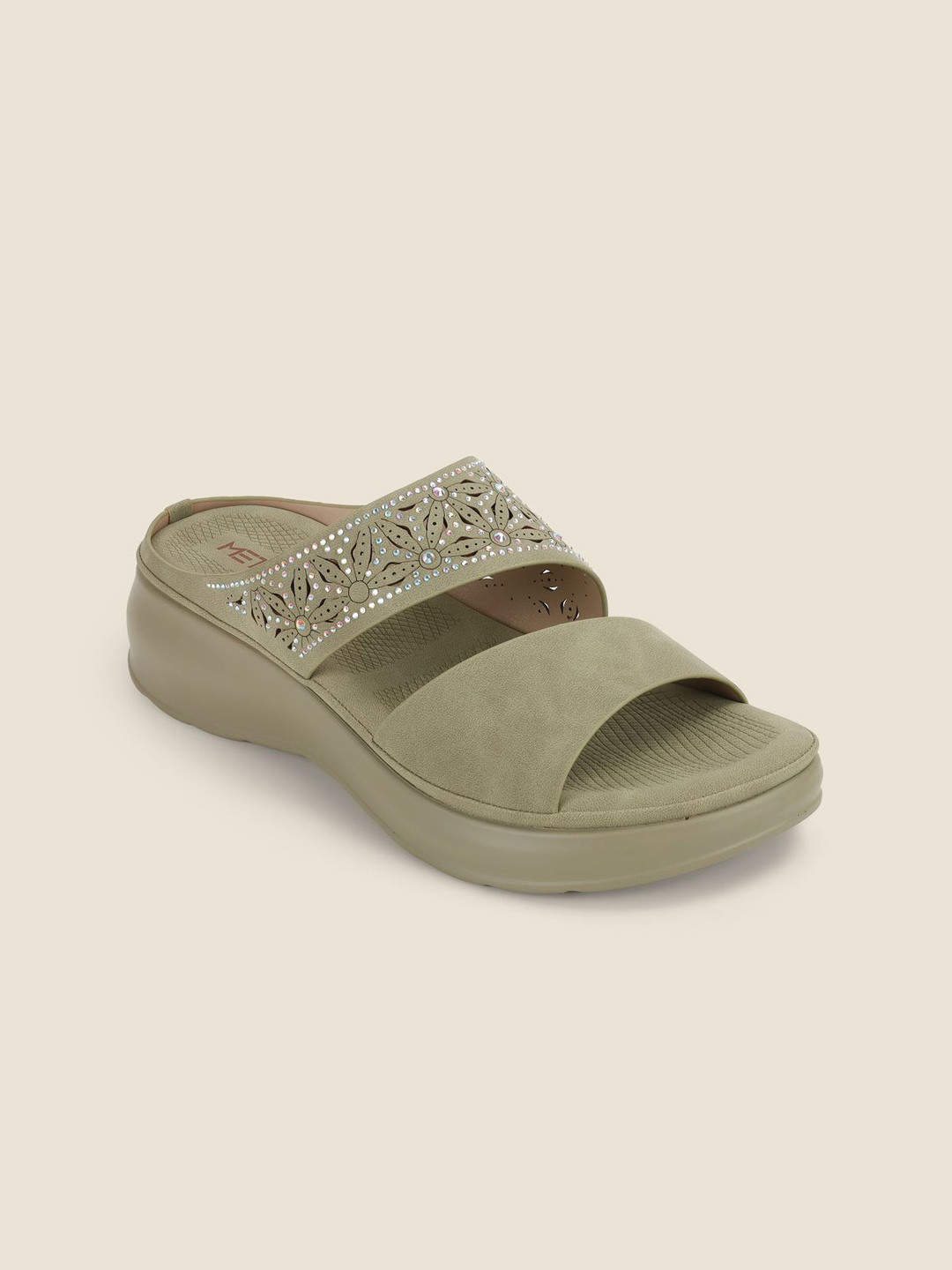 Metro Embellished Comfort Heels