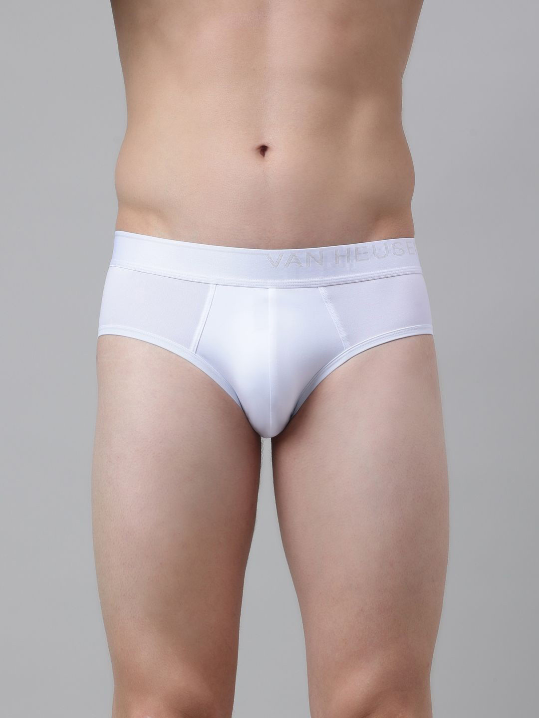 Van Heusen Innerwear 4 Way Stretch Body Defining Fit Boxer-Style Brief - IHIQBRS1WH30007