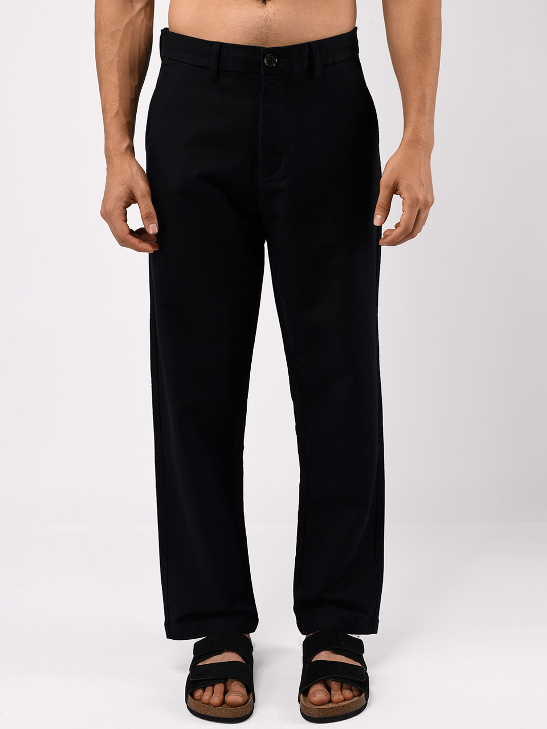 Tailoraedge Men Relaxed Mid-Rise rousers