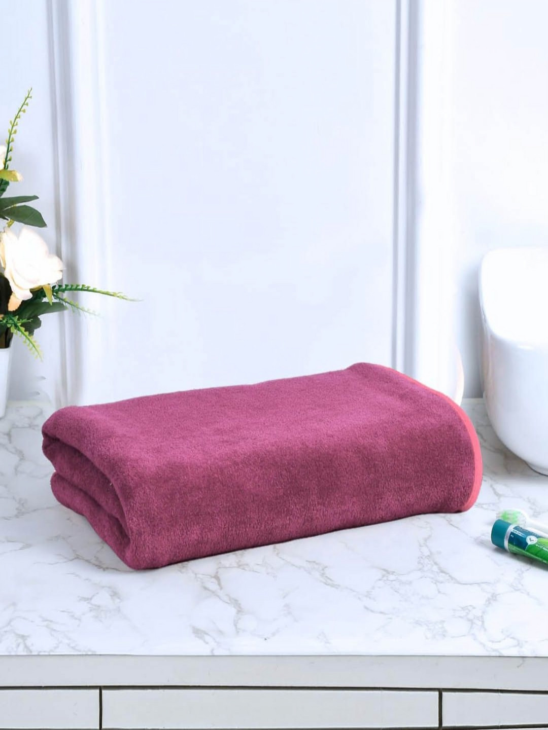Black gold Violet Microfiber 400 GSM Bath Towels