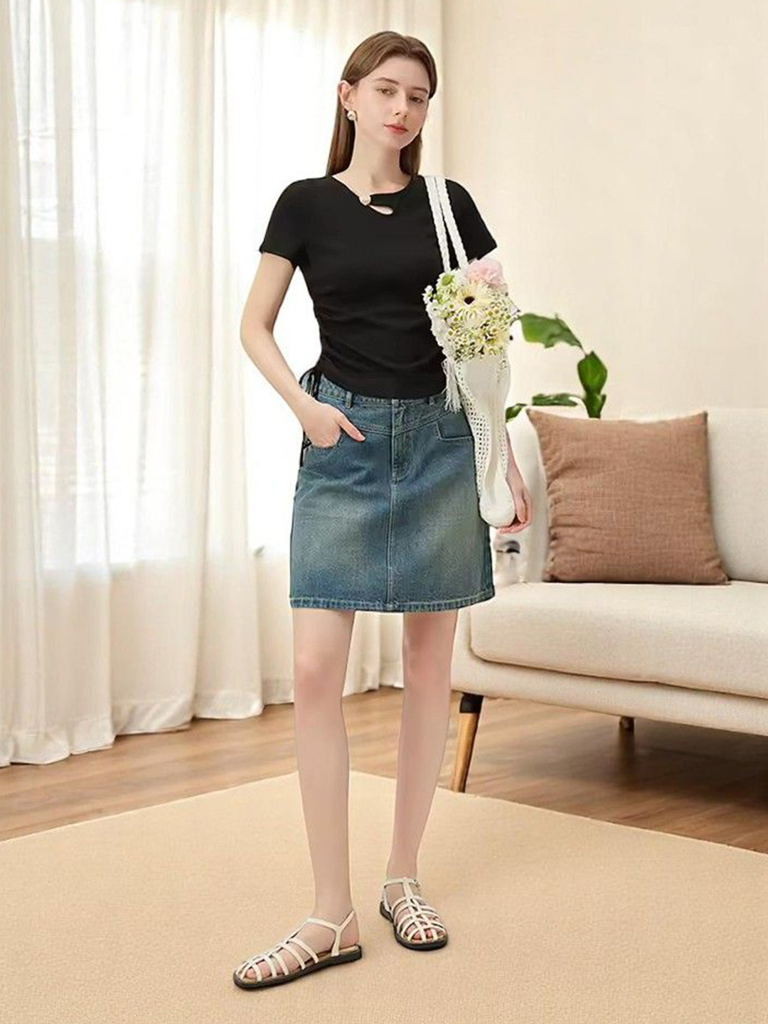 ZEUGEN Puff Sleeve Top