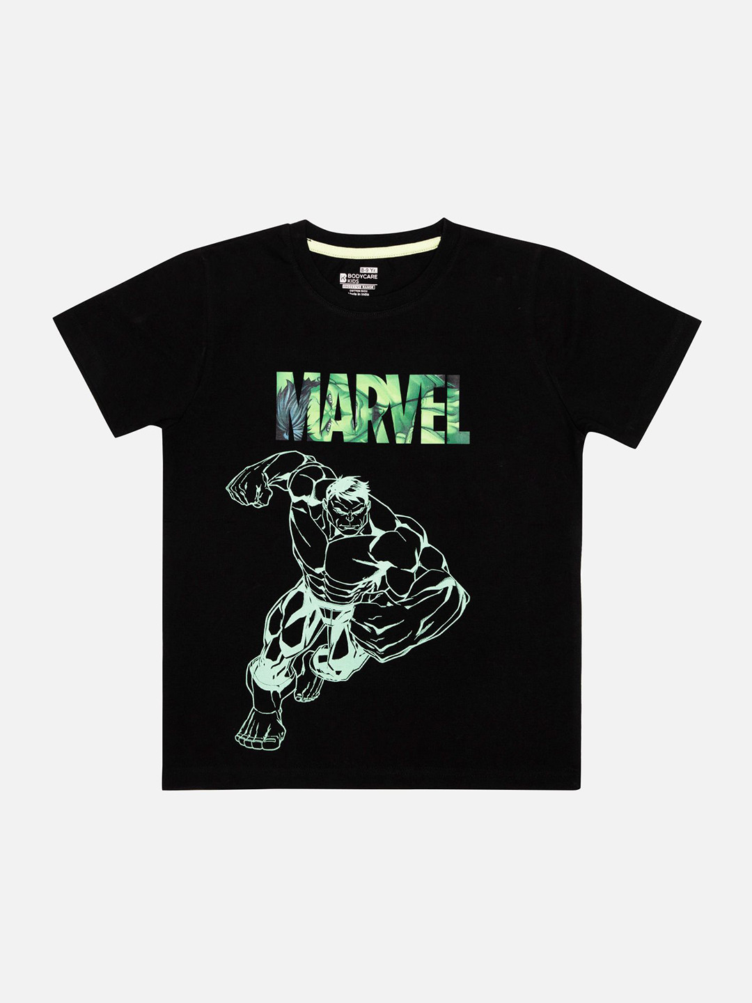 PROTEENS Hulk Printed Round Neck Cotton T-shirt
