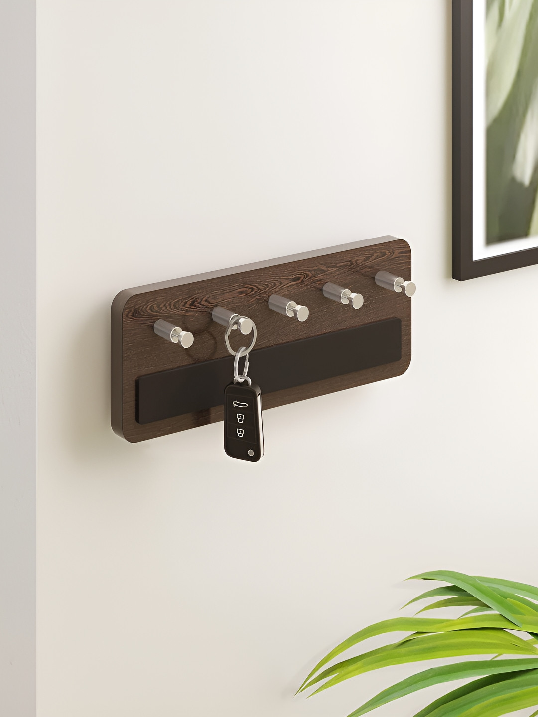 Unravel India Wooden Wall Hanging Key Holder