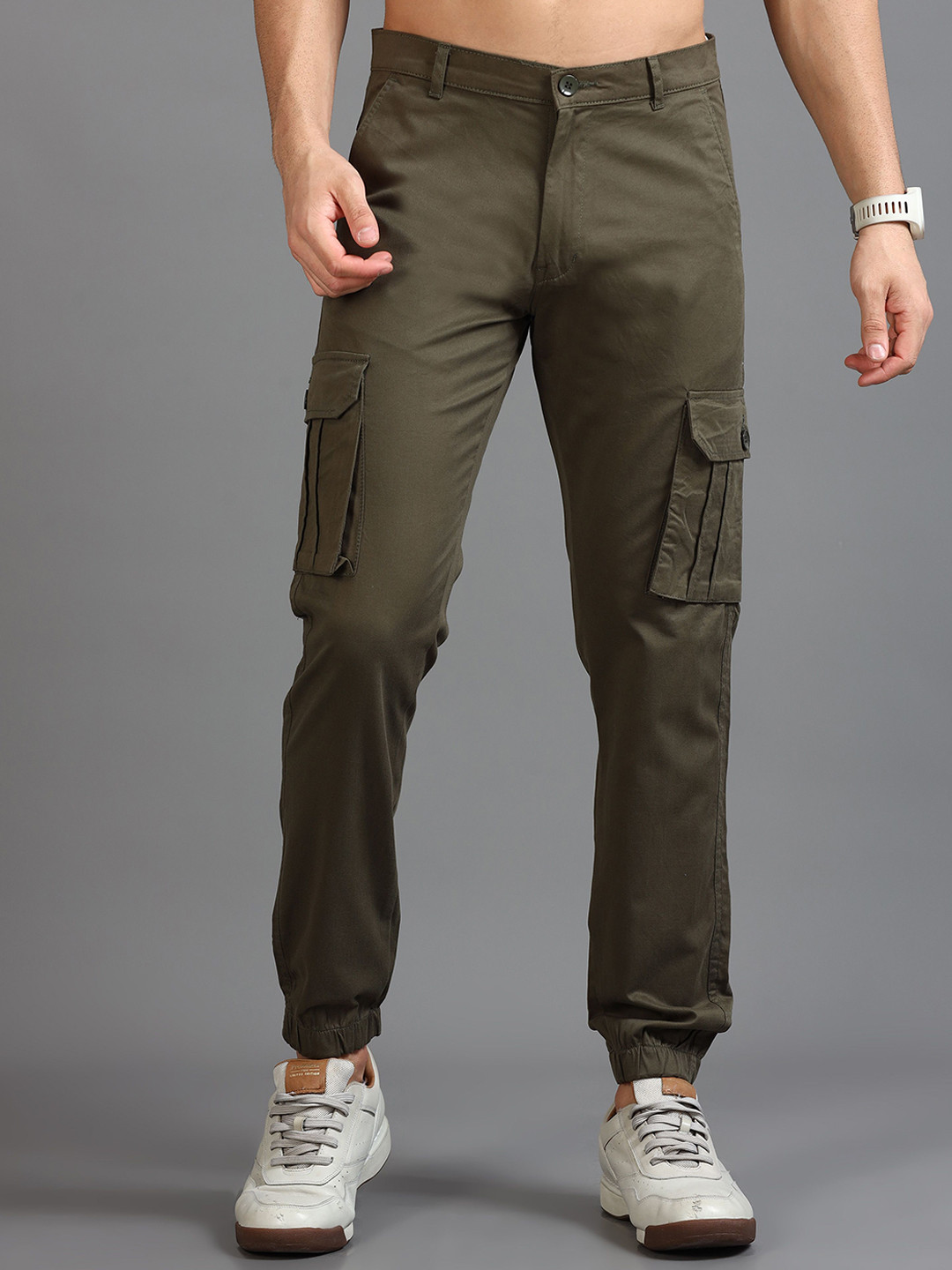 Kolor Fusion Men Smart Joggers with Cargo Style Pockets