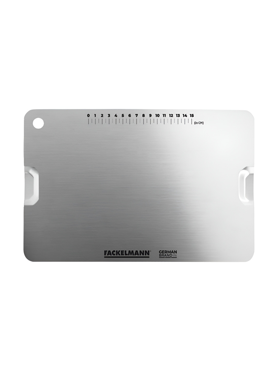 Fackelmann Stainless Steel Large Chopping Board with In-Built Measuring Scale
